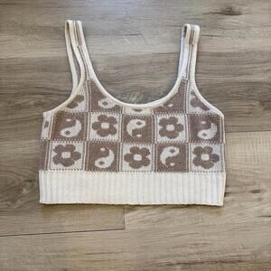 American Eagle Sweater Tank Cropped Women's‎ Size S